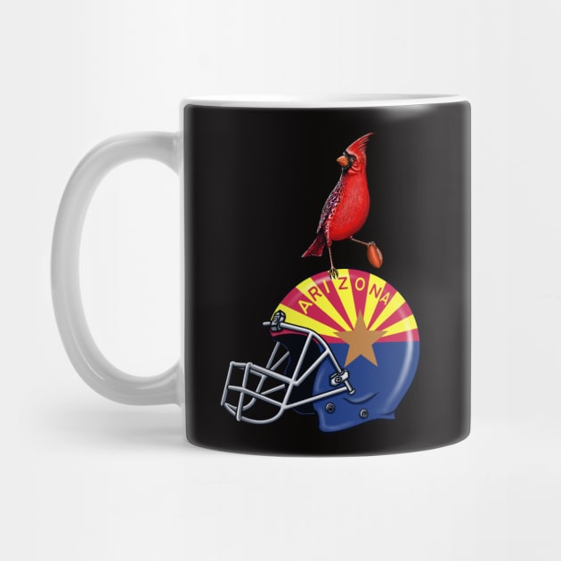 Red Cardinal bird Arizona by Artardishop